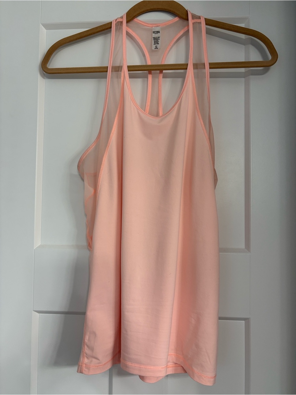 Light Peach Racerback Tank Top